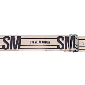 STEVE MADDEN Bag/Purse Replacement Adjustable Shoulder Strap White Black